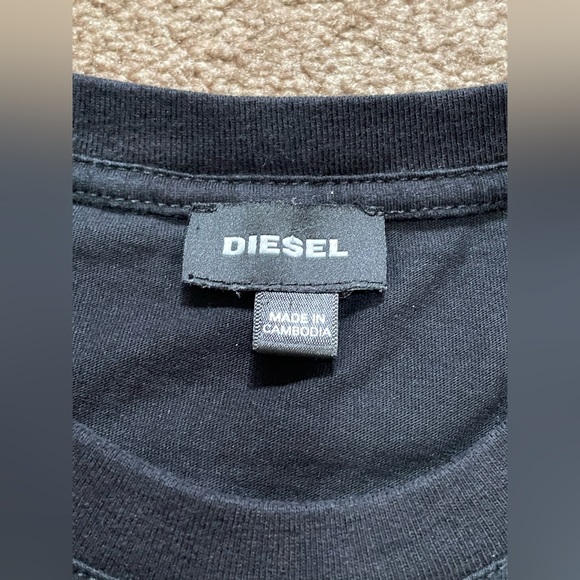 DIESEL “FUTURE IS NOW” T-SHIRT SIZE LARGE (SLIM FIT) NEW & UNWORN PERFECT & MINT - Picture 4 of 10